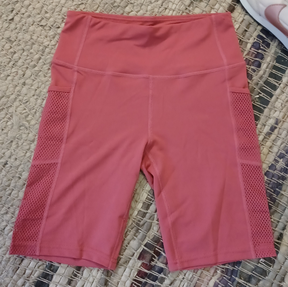 Pink Yoga Gym Shorts